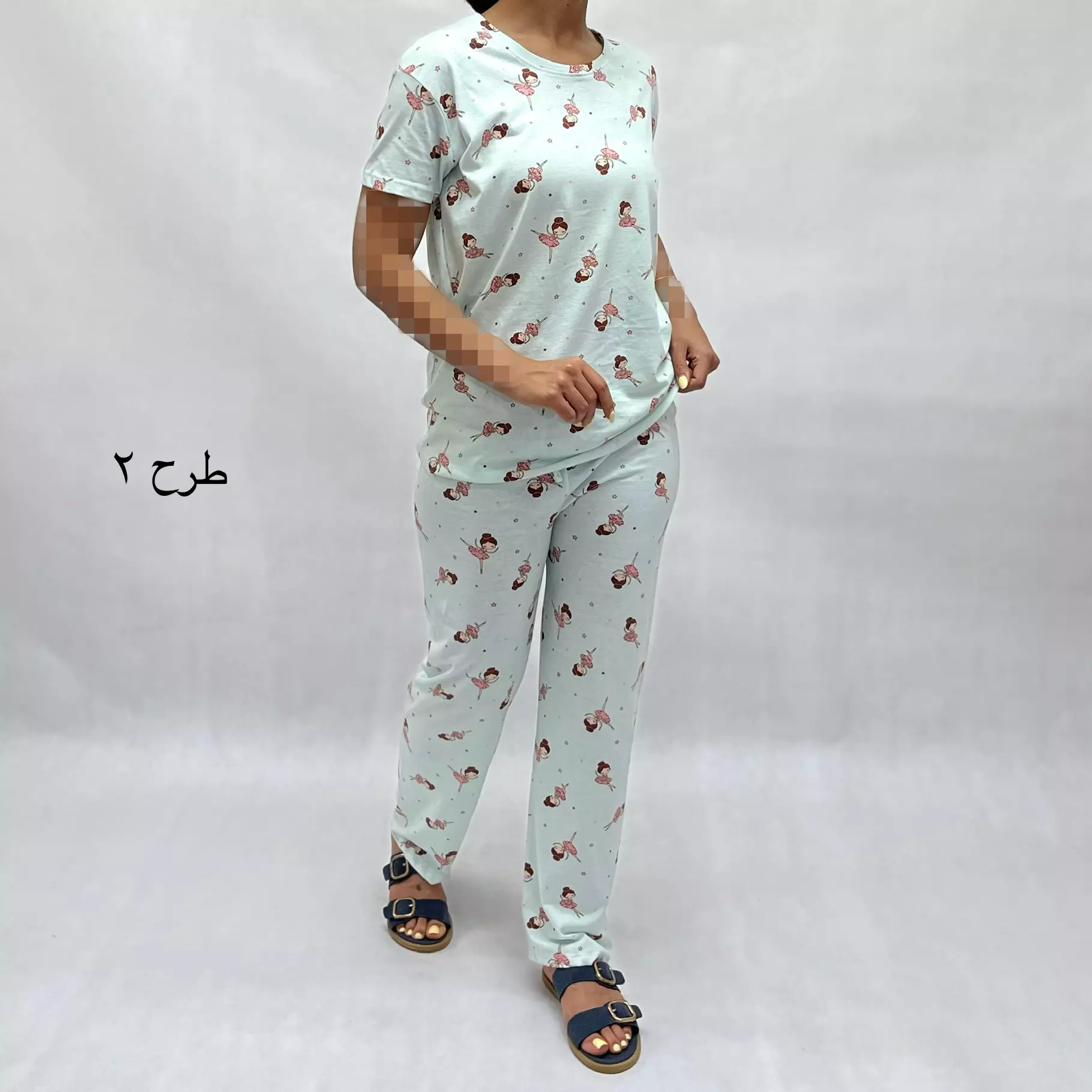 ست تیشرت و شلوار میکس عروسکی 0011575716